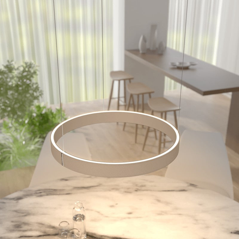 Round Ring LED Pendant Light Dimmable