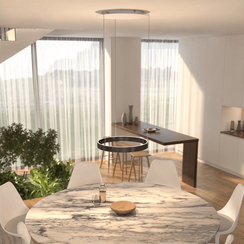 Round Ring LED Pendant Light Dimmable