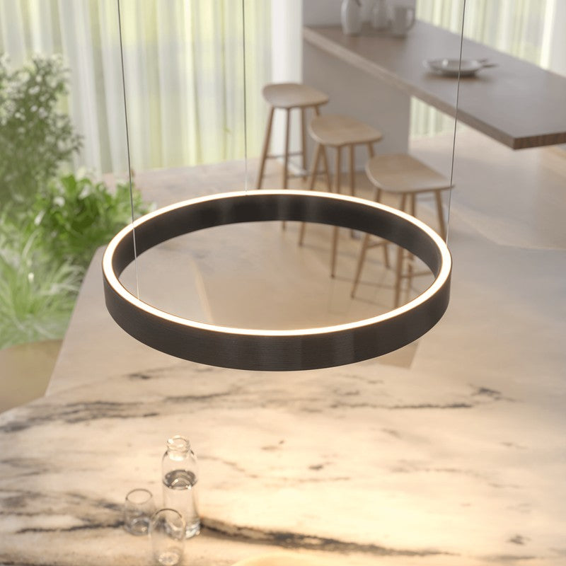 Round Ring LED Pendant Light Dimmable