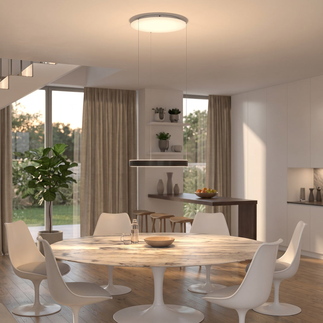 Round Ring LED Pendant Light Dimmable