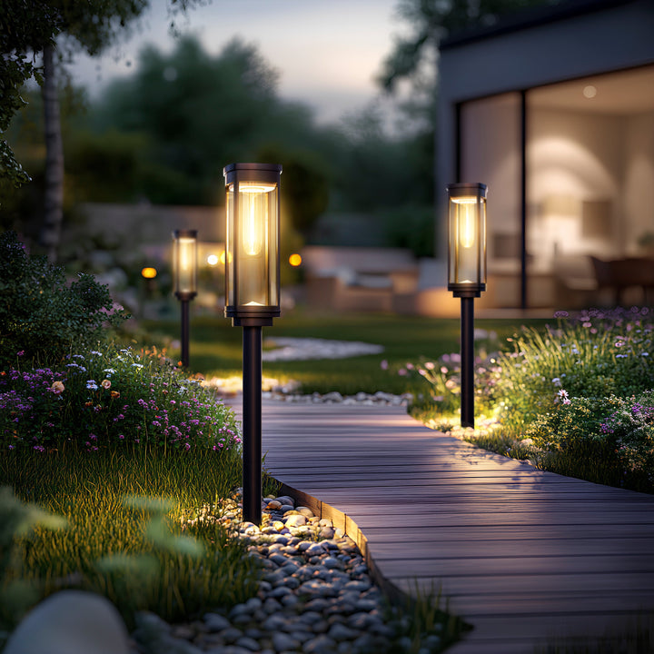 Solar Filament Path Light | Warm Glow Waterproof Garden Lights
