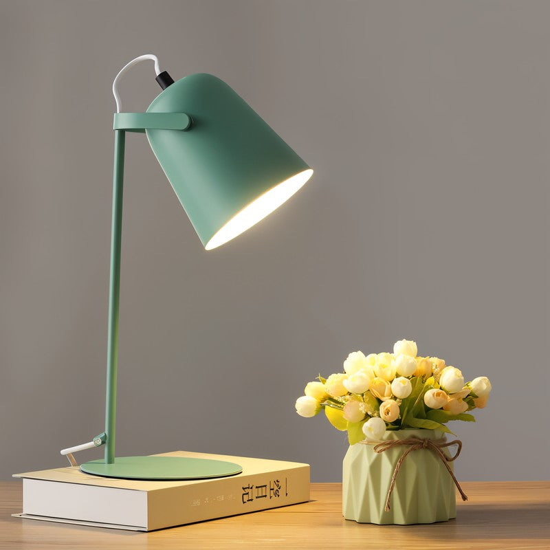 Table Lamp Adjustable Pivoting Conical Shade