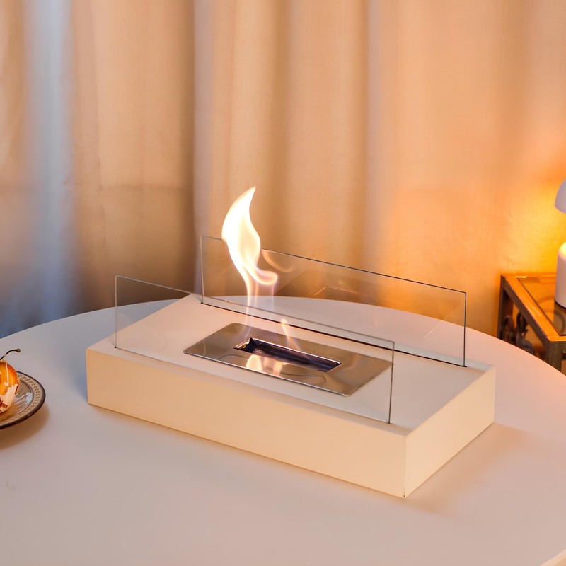 Tabletop Fireplace - Rectangular Minimalist