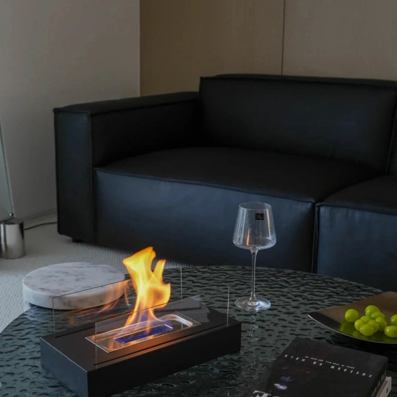 Tabletop Fireplace - Rectangular Minimalist