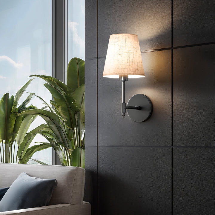 Tapered Shade Wall Sconce | Classic Wireless Stick-On Wall Lights