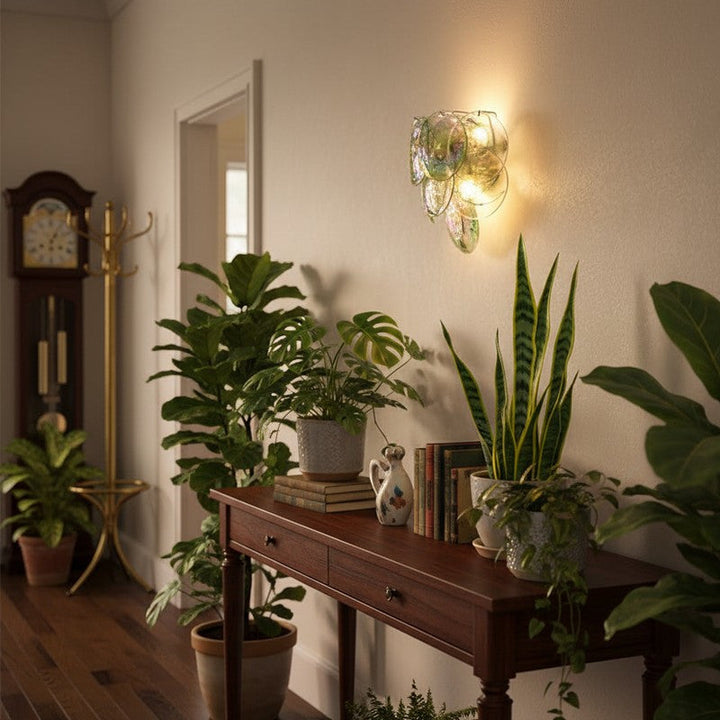 [TEST] Glass Disc Wall Lamp | Elegant Layered Glass Sconce