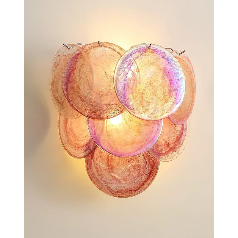 [TEST] Glass Disc Wall Lamp | Elegant Layered Glass Sconce