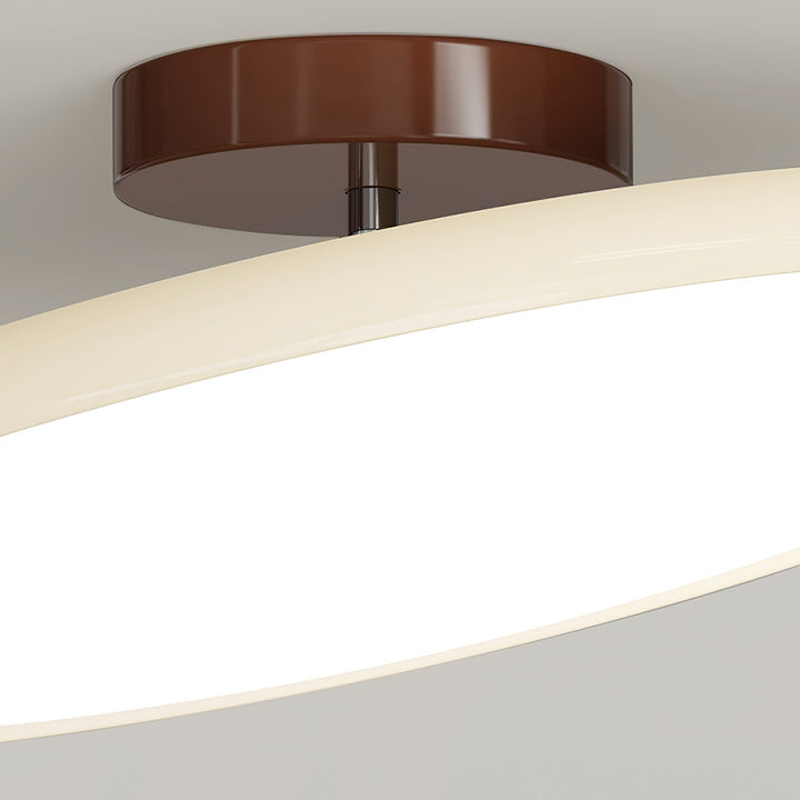 Tilting LED Ceiling Light | Modern Adjustable Semi-Flush Light