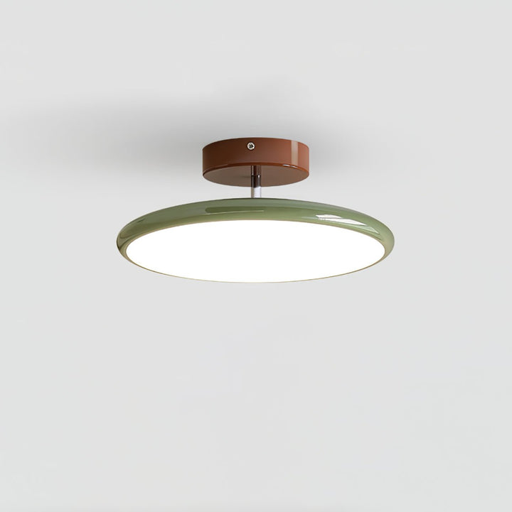 Tilting LED Ceiling Light | Modern Adjustable Semi-Flush Light