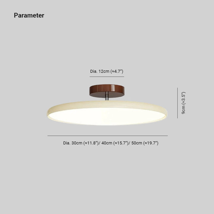 Tilting LED Ceiling Light | Modern Adjustable Semi-Flush Light