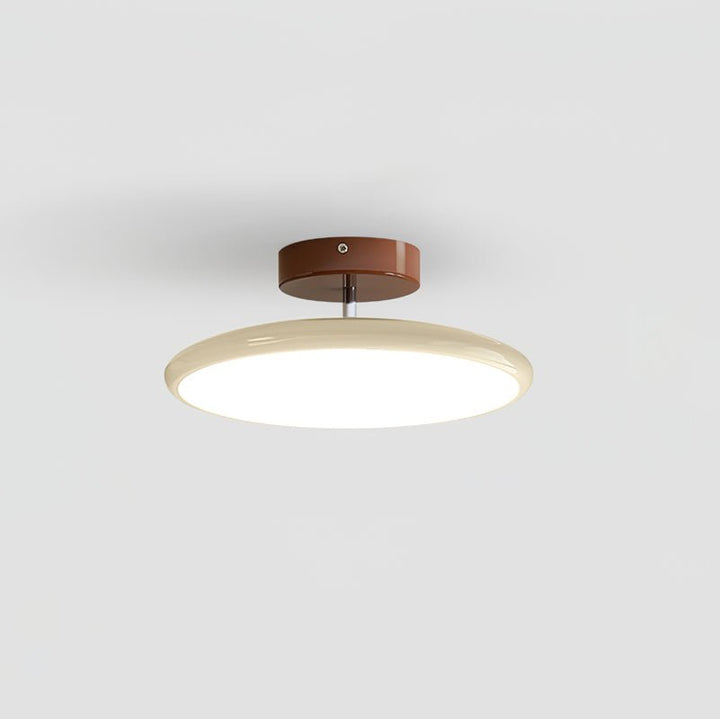 Tilting LED Ceiling Light | Modern Adjustable Semi-Flush Light