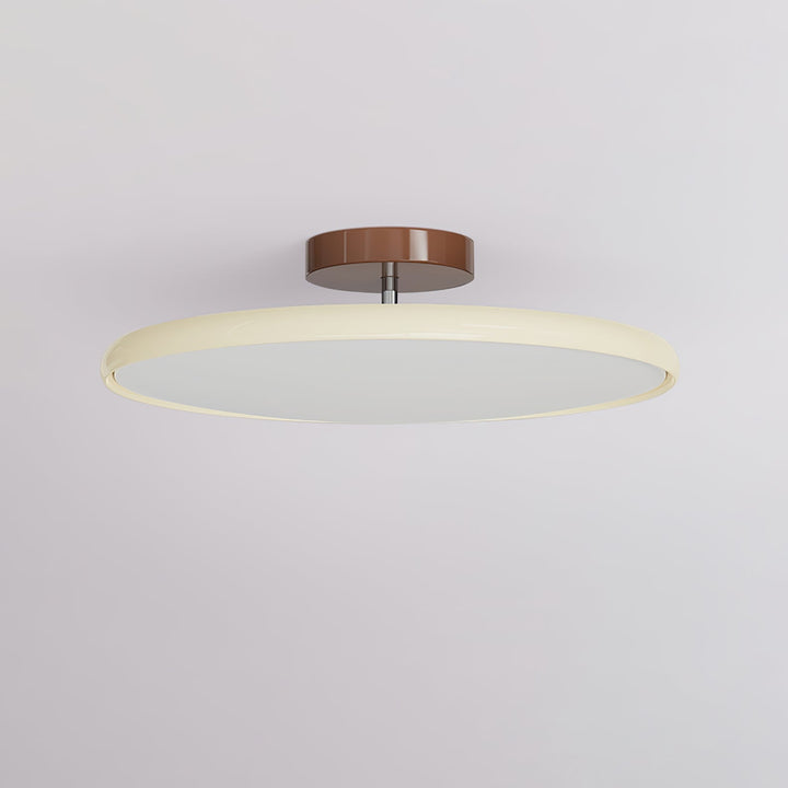 Tilting LED Ceiling Light | Modern Adjustable Semi-Flush Light