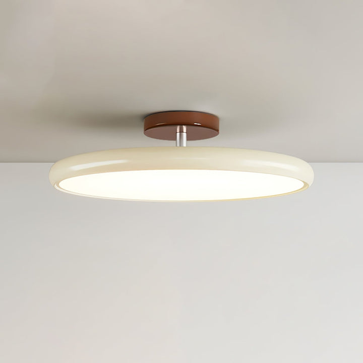 Tilting LED Ceiling Light | Modern Adjustable Semi-Flush Light
