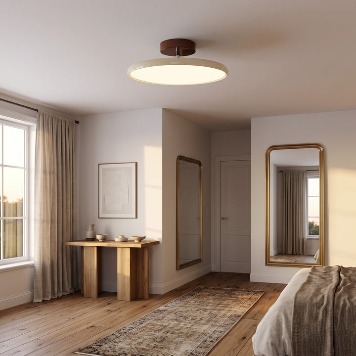 Tilting LED Ceiling Light styled in a home interior