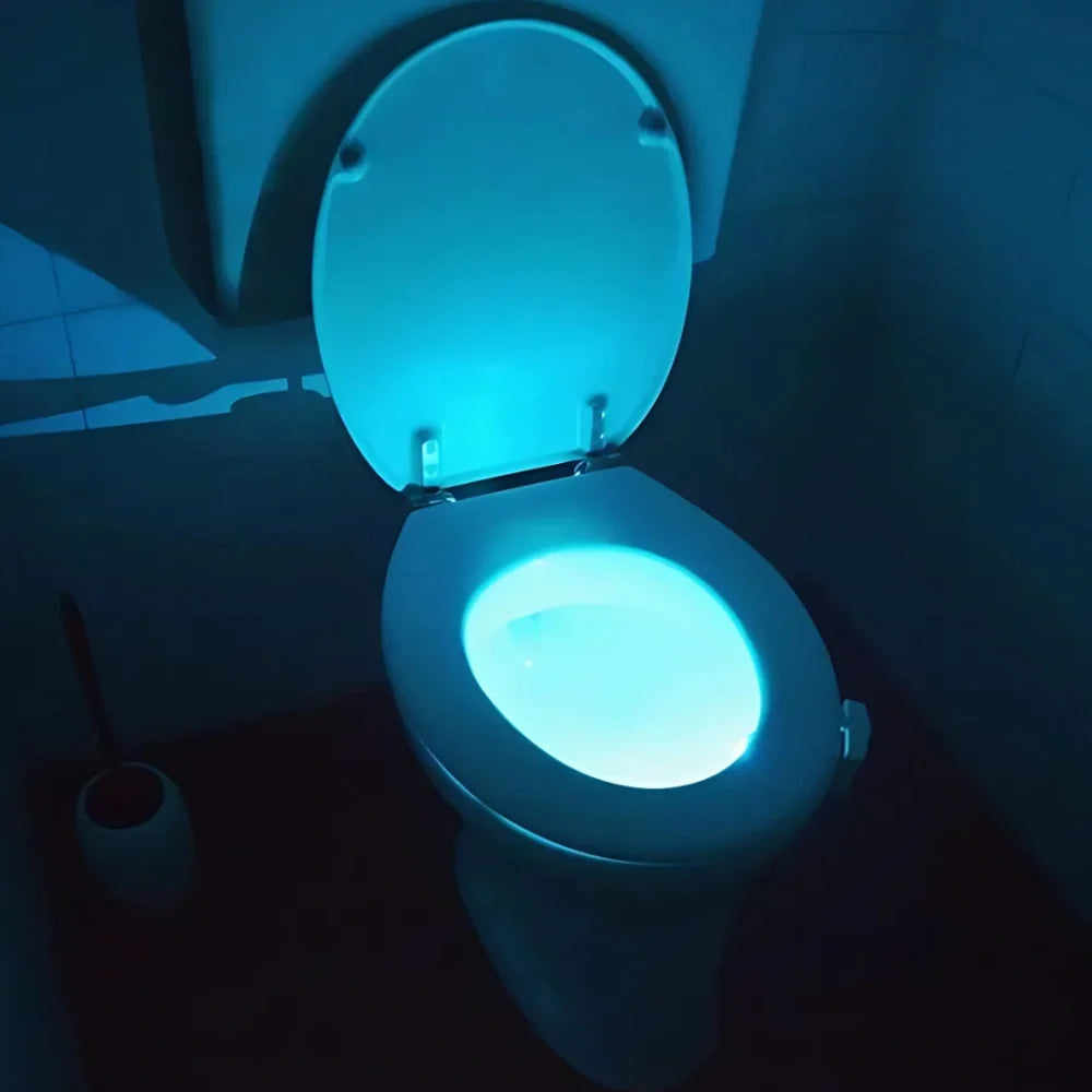 Toilet Night Light with Sensor - LED Multi-Color Bowl Light