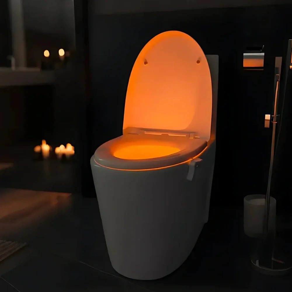 Toilet Night Light with Sensor - LED Multi-Color Bowl Light