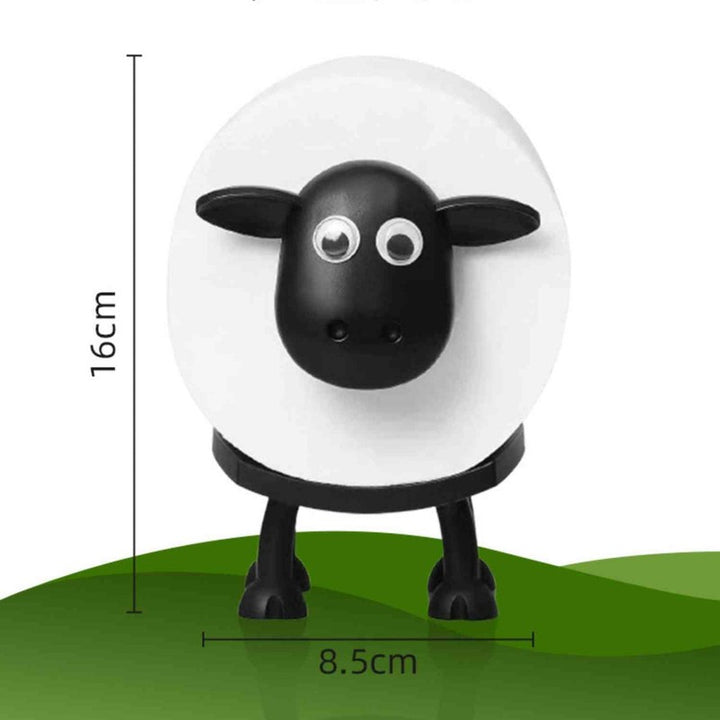 Toilet Roll Holder Sheep Figurine - Free-Standing