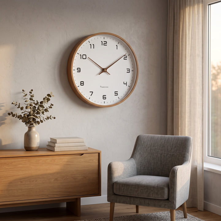 Wall Clock - Minimalist Scandinavian