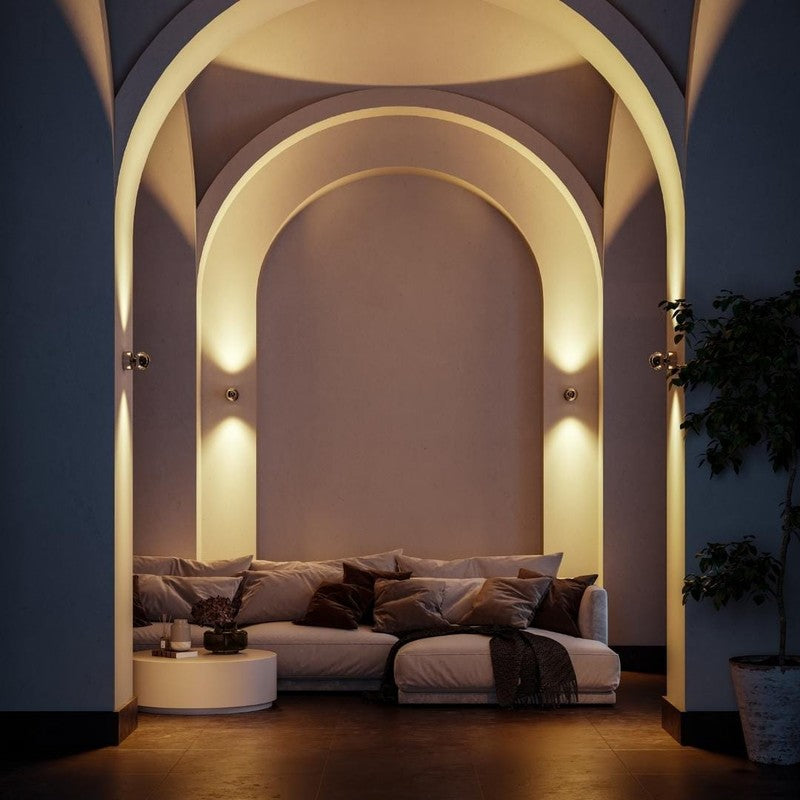 Wall Lamp - LED Spotlight with Spherical Head and Touch Control