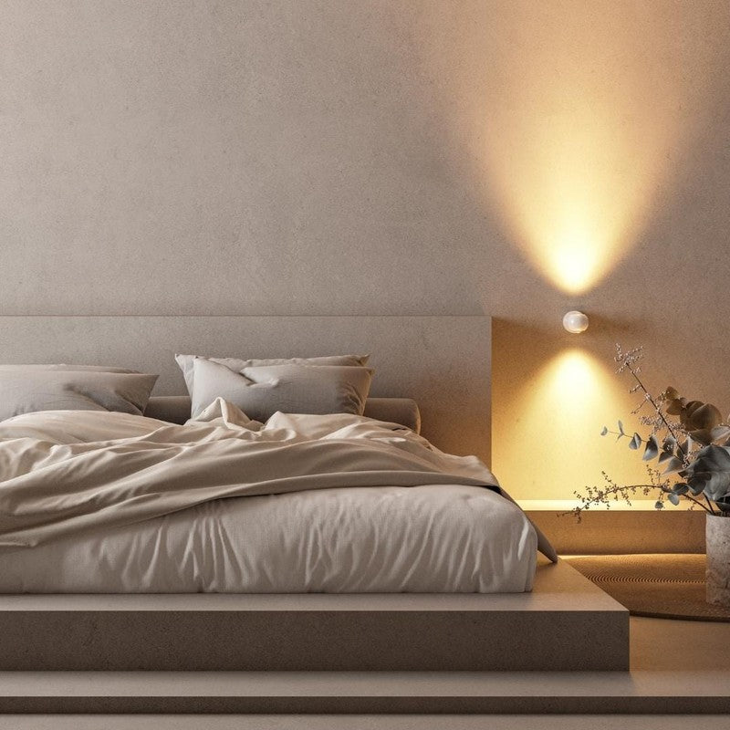 Wall Lamp - LED Spotlight with Spherical Head and Touch Control