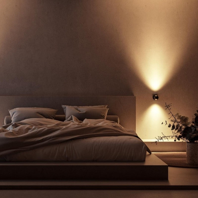 Wall Lamp - LED Spotlight with Spherical Head and Touch Control