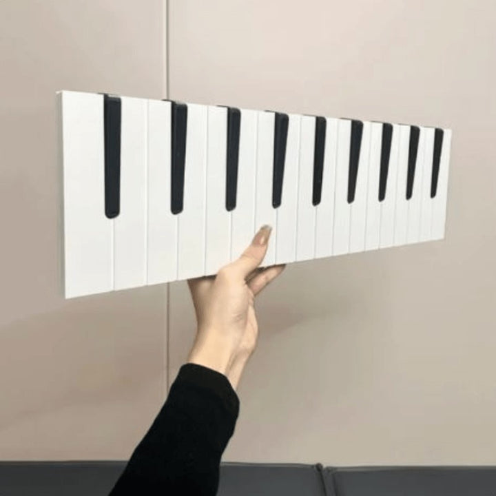 Wall-Mounted Coat Rack Piano Key