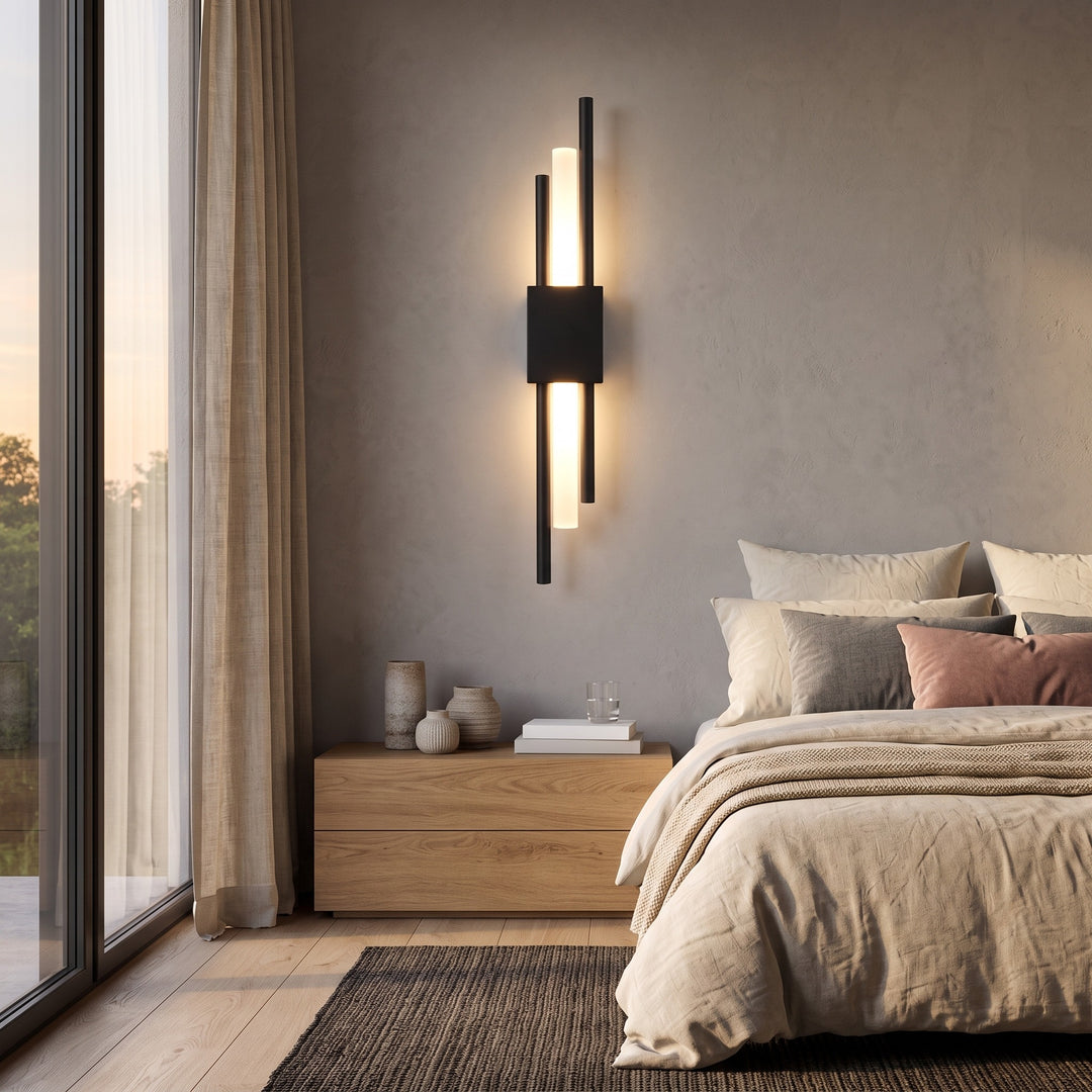 Wall Mounted Sconce Lamp - Dual Linear Tube Bar Light