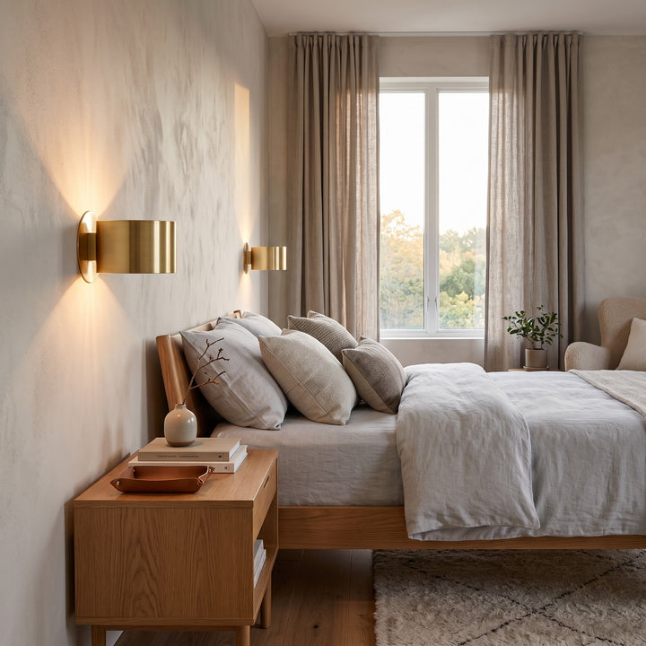 Wall Mounted Sconce Lamp - Open Cylinder Shade