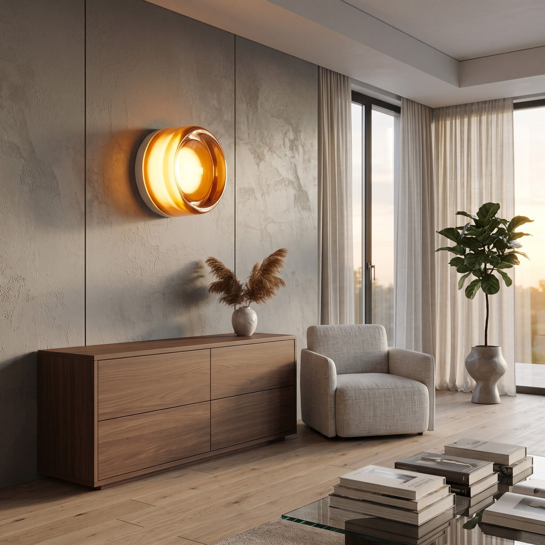 Wall Mounted Sconce Lamp - Round Dome Shade