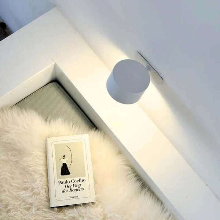 Wireless Rechargeable Wall Lamp - Adjustable Cylindrical Wall Light