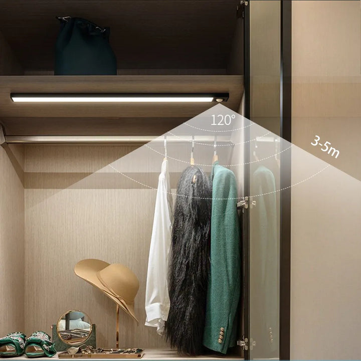 Wireless Under Cabinet Light | Slim Rechargeable Motion Sensor LED Bar